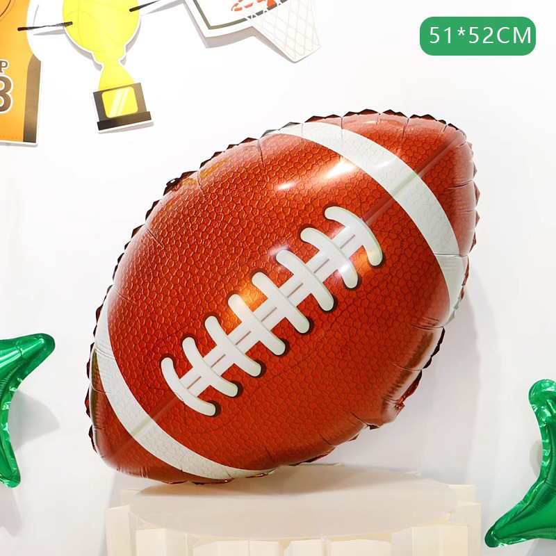 Sports Day Theme Basketball Football Foil Balloons