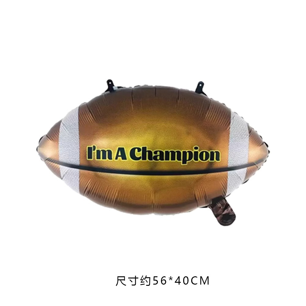 Sports Day Theme Basketball Football Foil Balloons