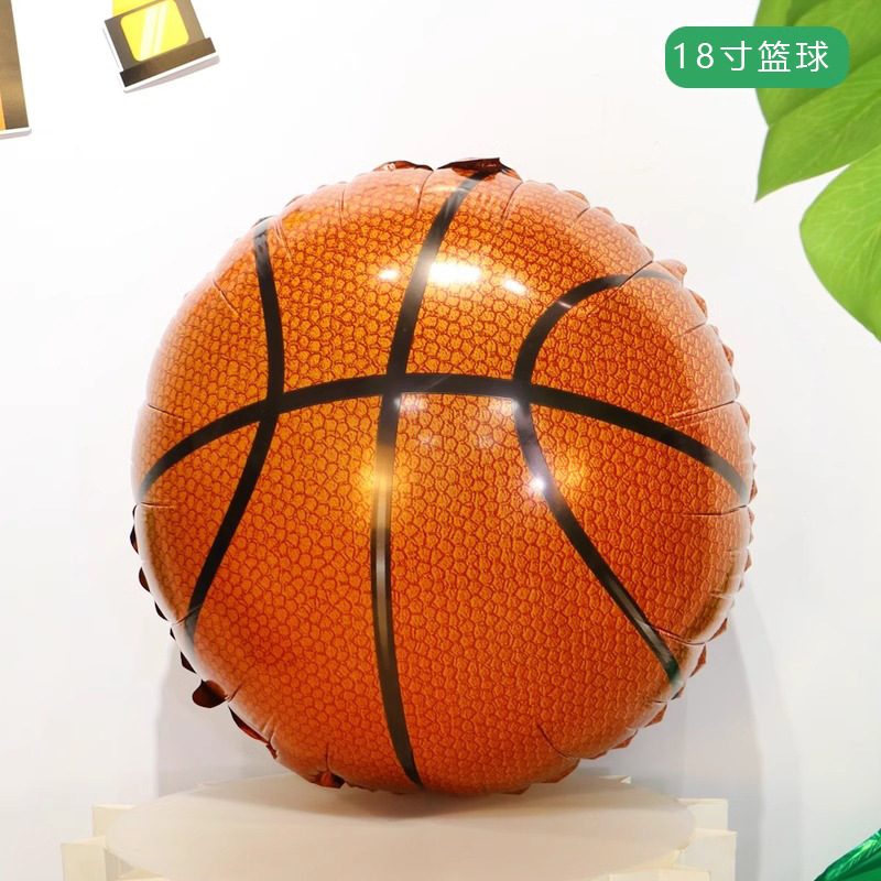 Sports Day Theme Basketball Football Foil Balloons