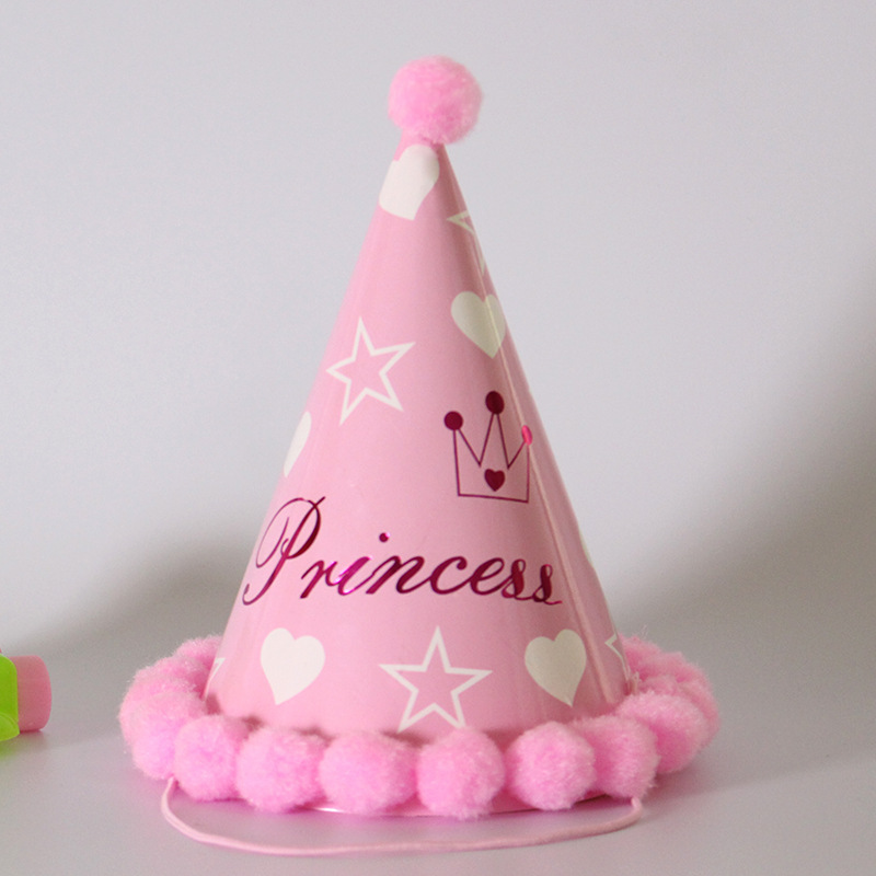 Pom Pom Kids Rainbow Birthday Hat（x1）