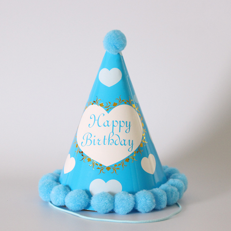 Pom Pom Kids Rainbow Birthday Hat（x1）
