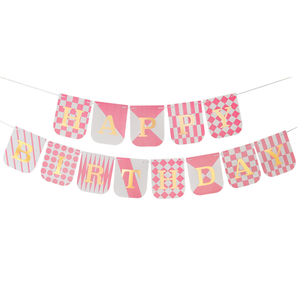 Half-circle Birthday Banner Happy Birthday Banner