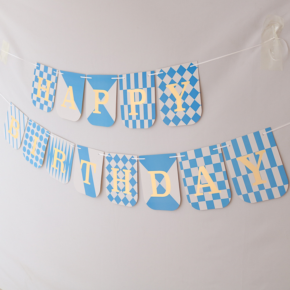 Half-circle Birthday Banner Happy Birthday Banner