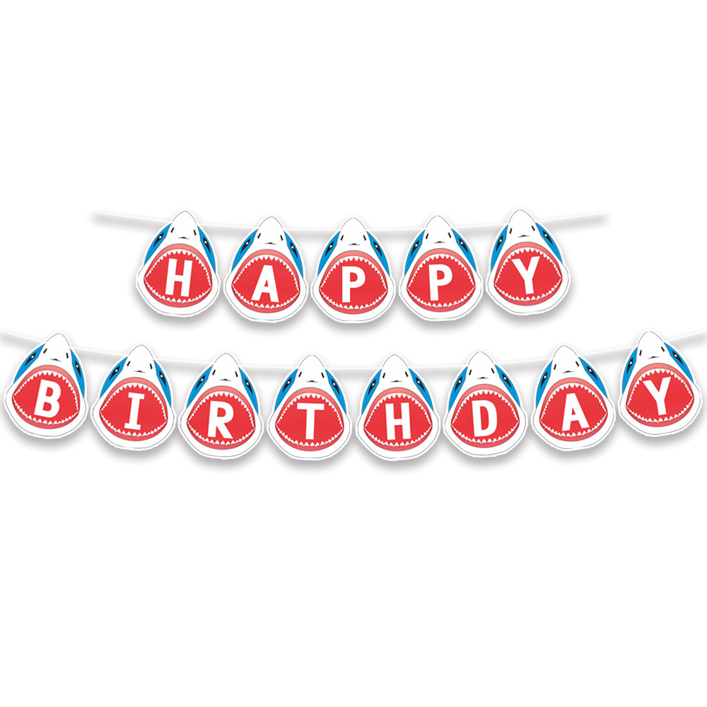 Dinosaur Themed Party Happy Birthday Banner
