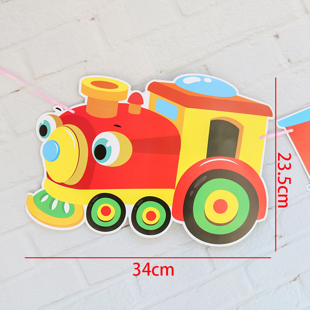 Giraffe Animal Party Pulls Flag Helicopter Banner