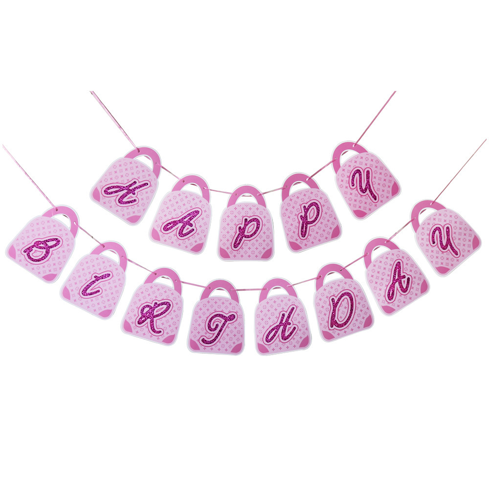 Baby's Birthday Party Decoration Foot Duster Banner