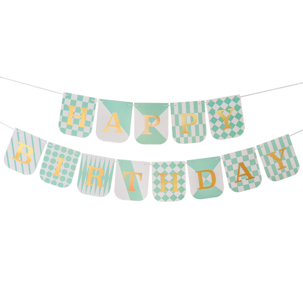 Half-circle Birthday Banner Happy Birthday Banner