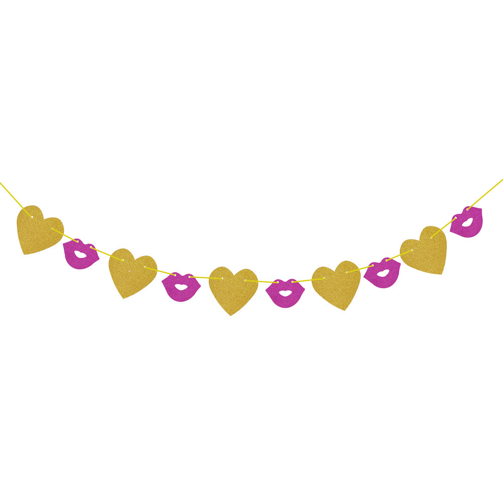Glitter SAME PENIS FOREVER Gold Lettering Party Pull Flag Banner