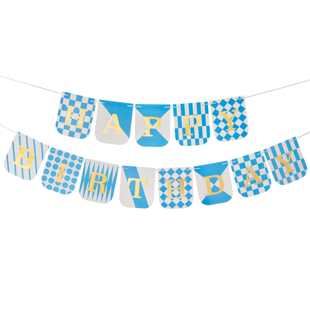Half-circle Birthday Banner Happy Birthday Banner