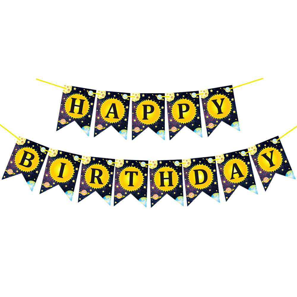 Dinosaur Themed Party Happy Birthday Banner