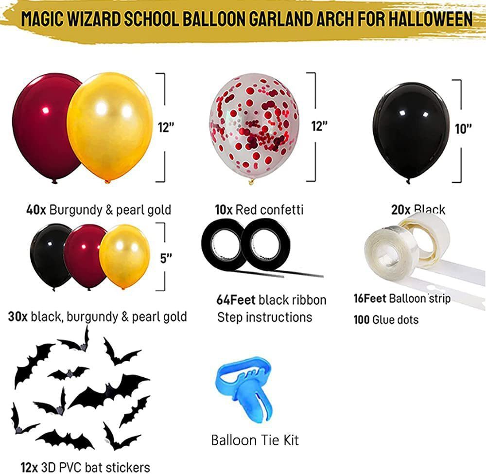 Halloween Balloons Garland Kit（x1）