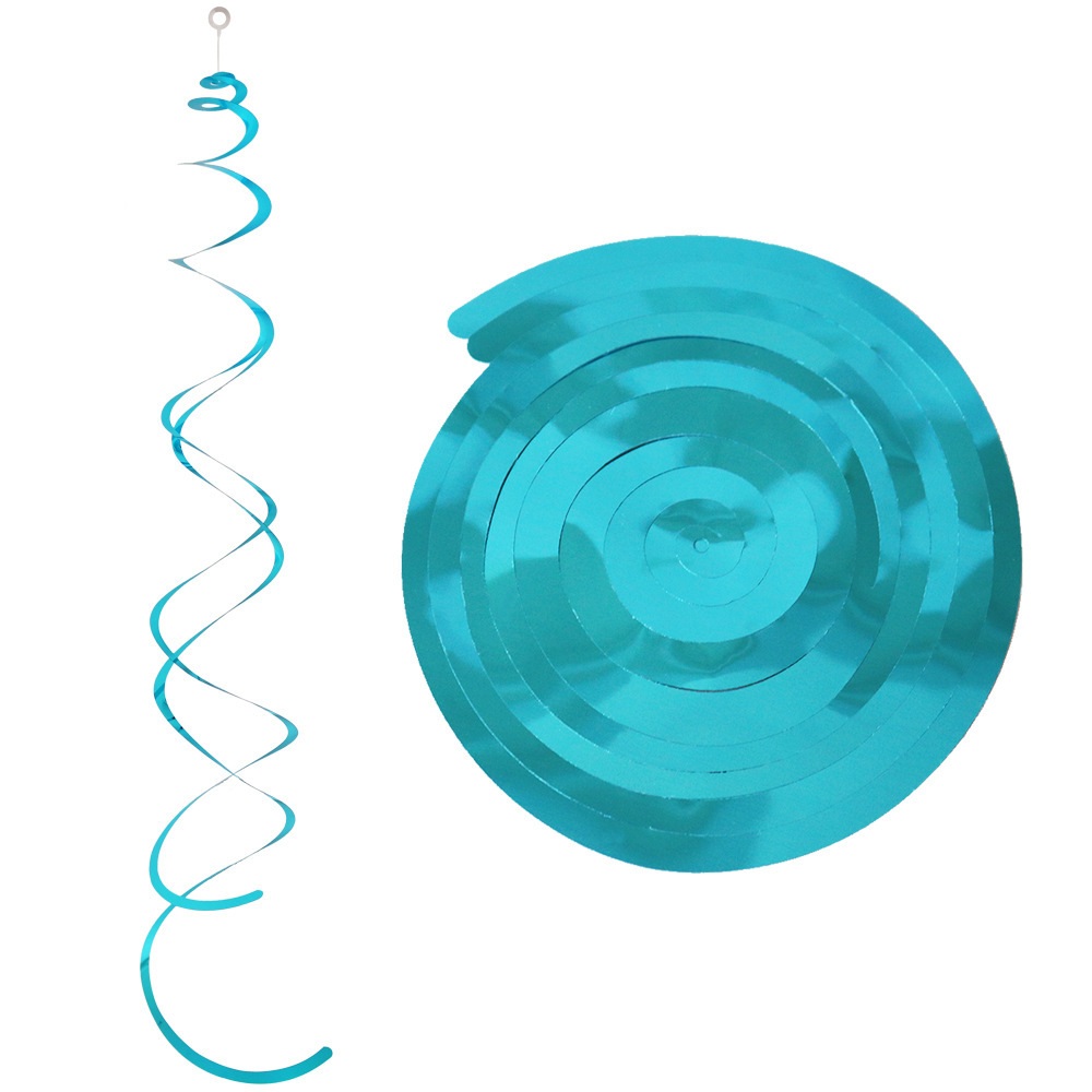 PVC Spiral Hanging Decorations For Birthday Party Supplies Swirl Decorations