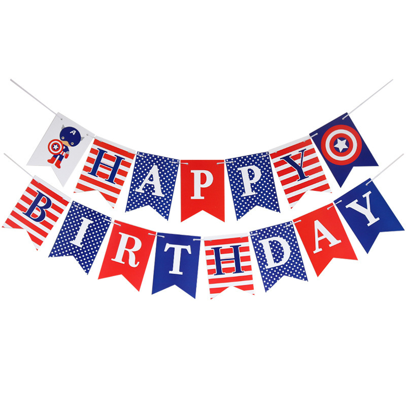 Large Size Happy Birthday Banner In English Letters