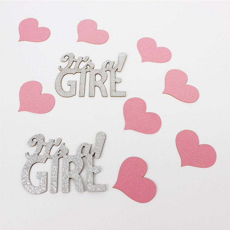 Pink And Blue Confetti OH BABY Confetti Table Scatter Confetti Decorations for Gender Reveal