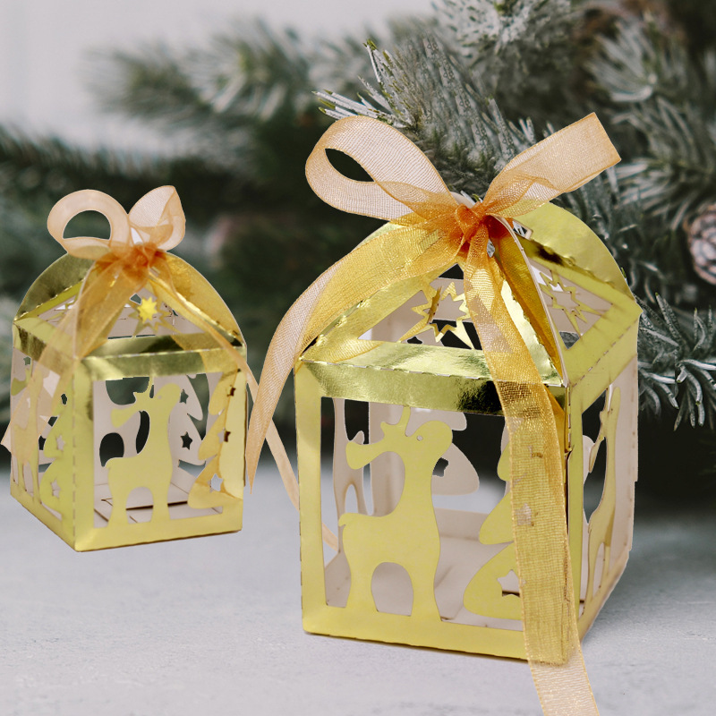 Christmas Snow Bell Deer Candy Box