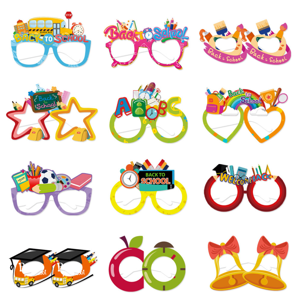 Homecoming Party Glasses  Love star doughnut Photo Booth Props