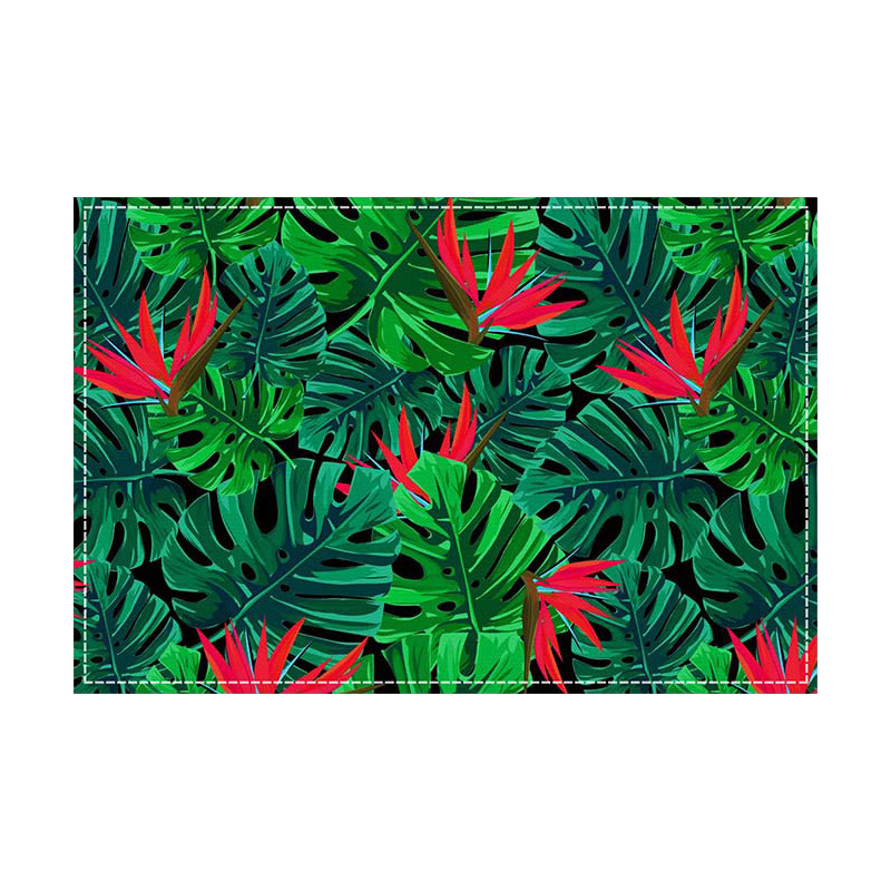 Plant Leaf Multicolour Placemat Heat-Resistant Easy Clean Table Mats 30cm*45cm