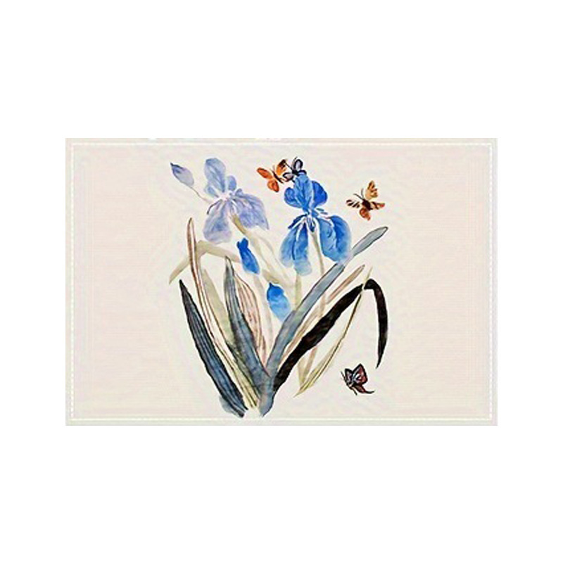 Plant Flower Multicolour Placemat Heat-Resistant Easy Clean Table Mats 32cm*45cm