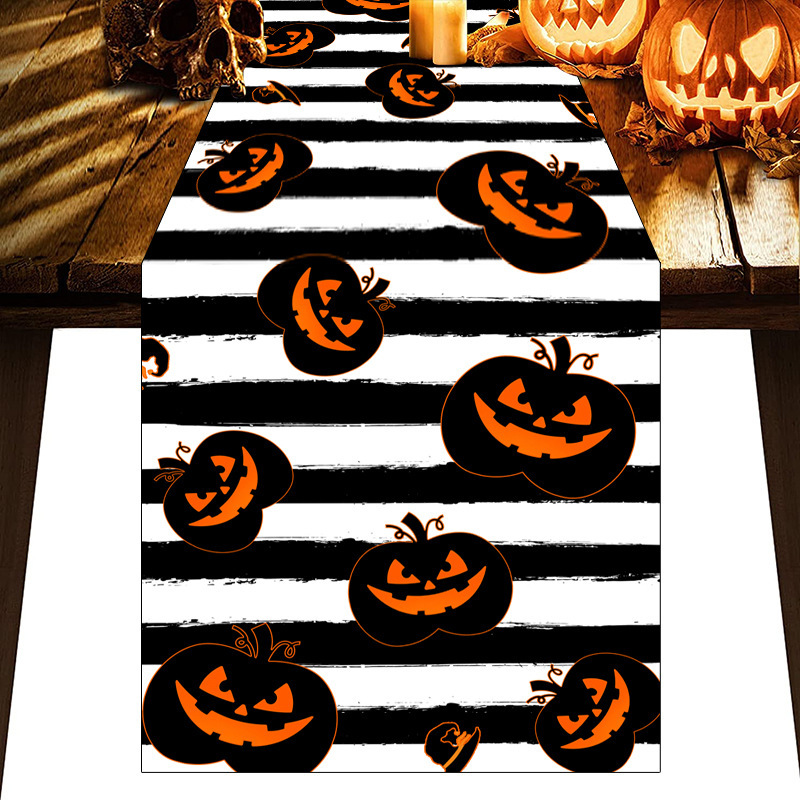 33cm*183cm Halloween Table Runner Bat Kitchen Dining Table Decoration