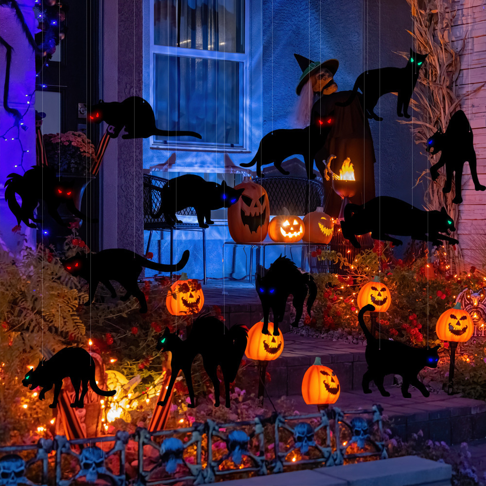 Halloween Hanging 3D Bats Decor Halloween Yard Decorations Hallween Tree Ornaments
