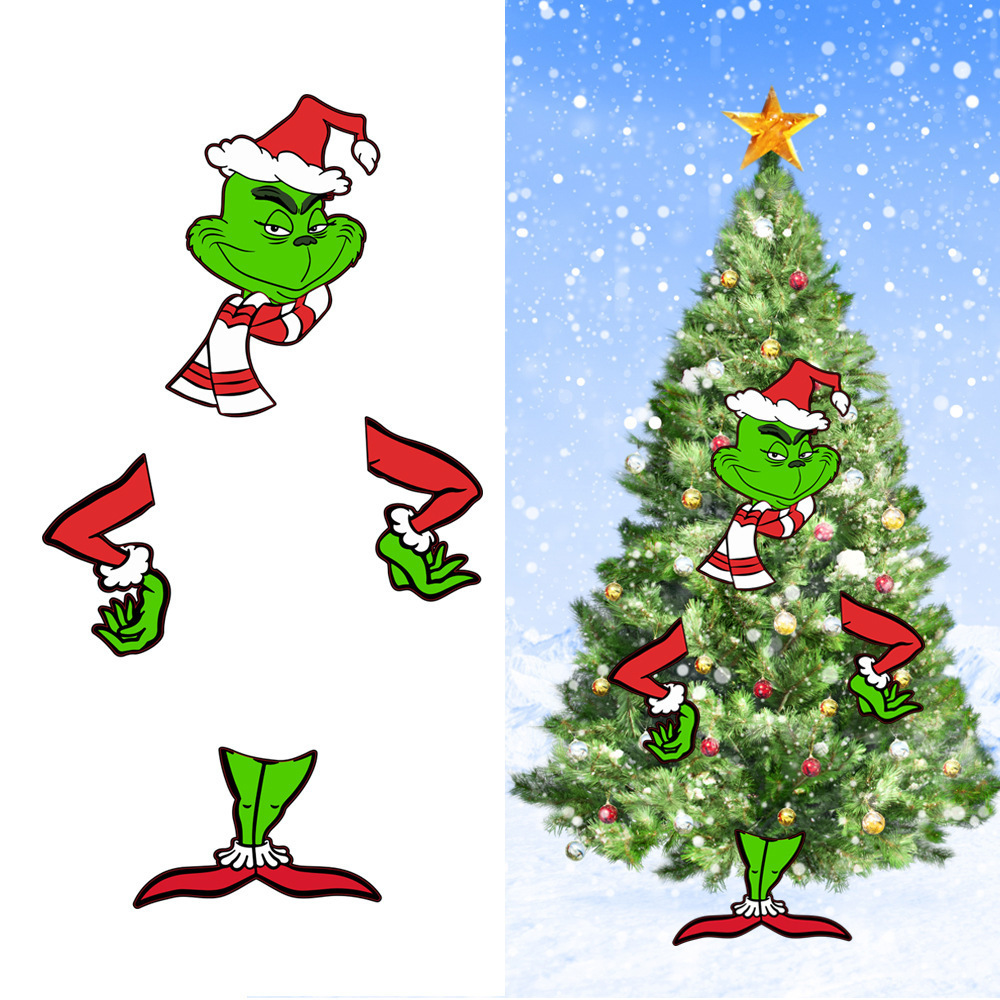 Christmas Tree Decorations Hanging Sign Xmas Door Wall Tree Decorations