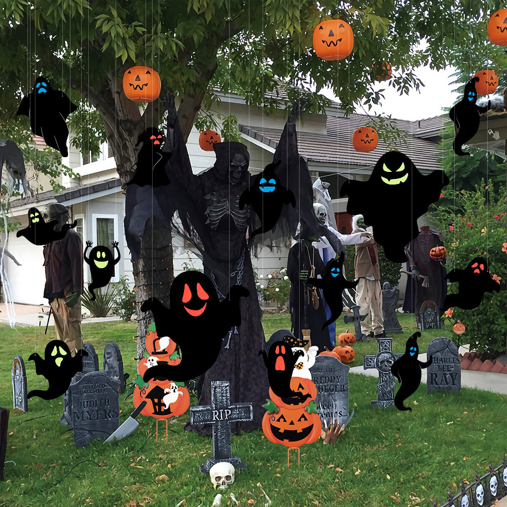 Halloween Hanging 3D Bats Decor Halloween Yard Decorations Hallween Tree Ornaments