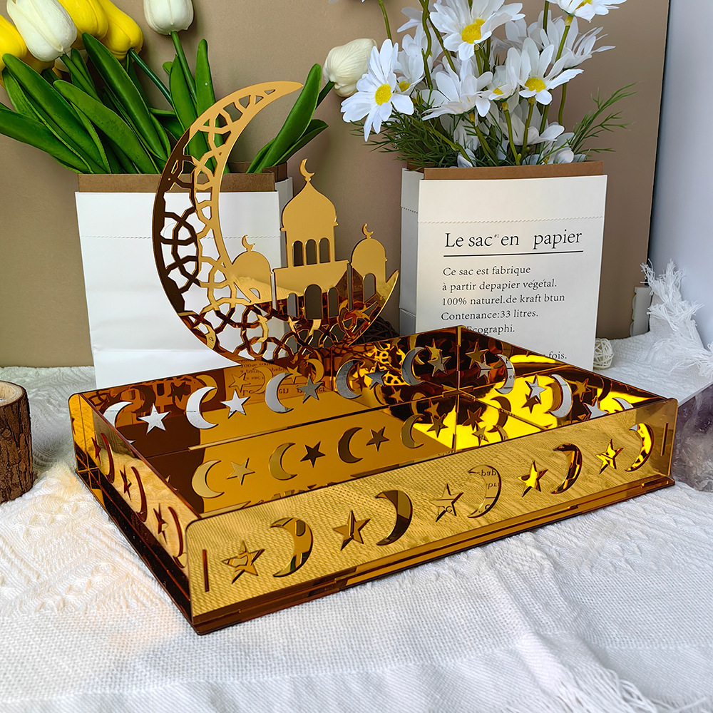 Ramadan Table Decoration Eid Mubarak Acrylic Ornaments