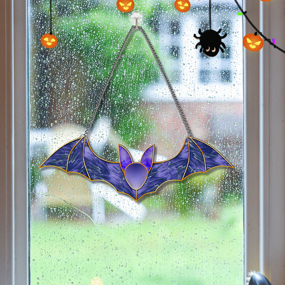 Halloween Sign with Chains for Halloween House Door Wall Decorations