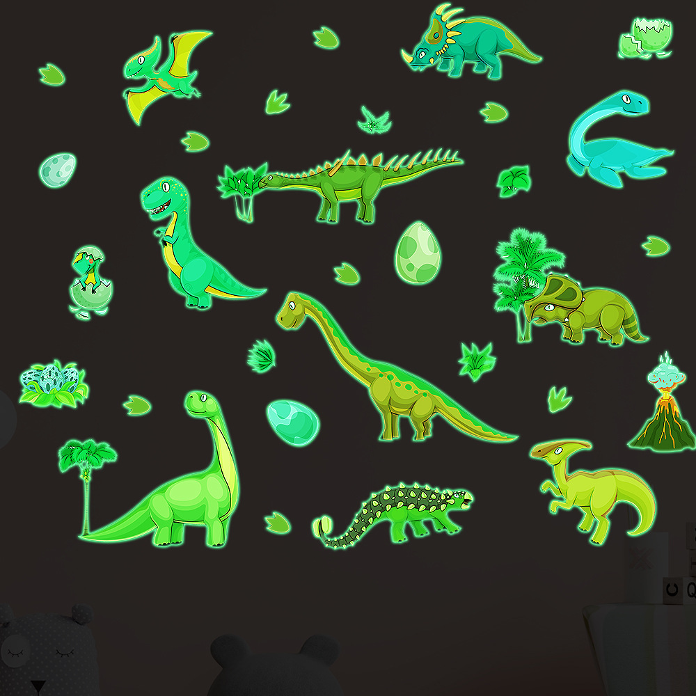 Glow in The Dark Dinosaur Wall Stickers