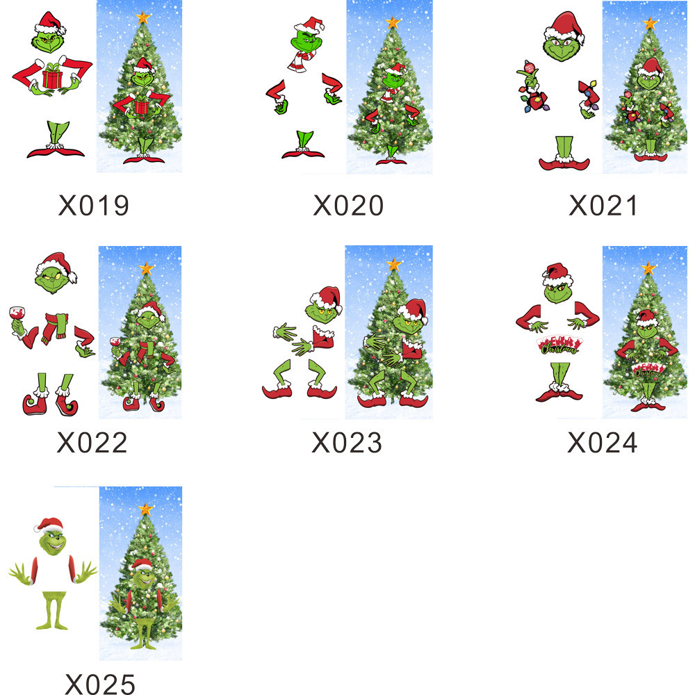 Christmas Tree Decorations Hanging Sign Xmas Door Wall Tree Decorations