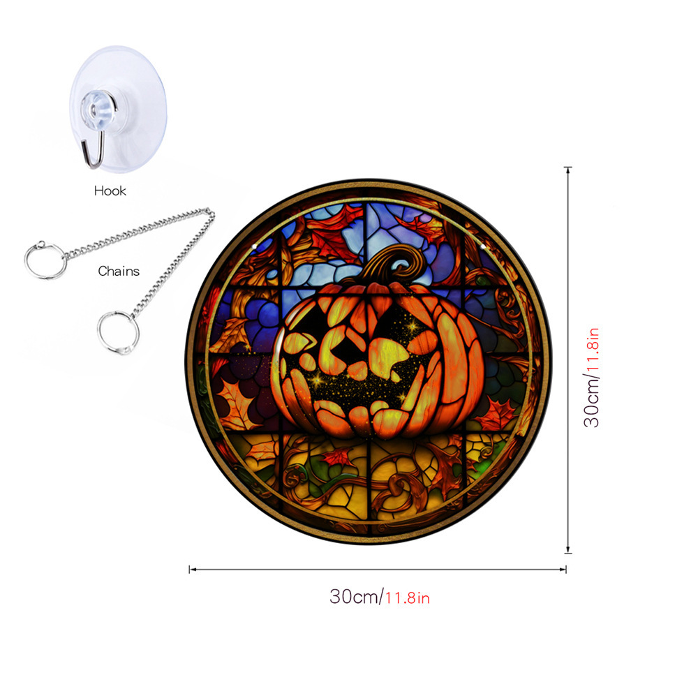Halloween Sign with Chains for Halloween House Door Wall Decorations