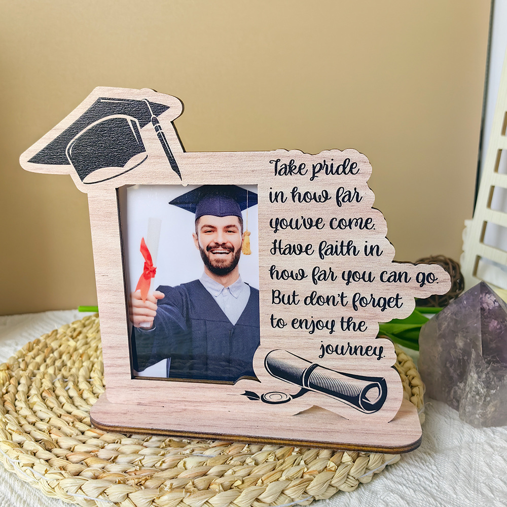 Black Gold Graduation Photo Frame Picture Display Graduation Frame Decorations