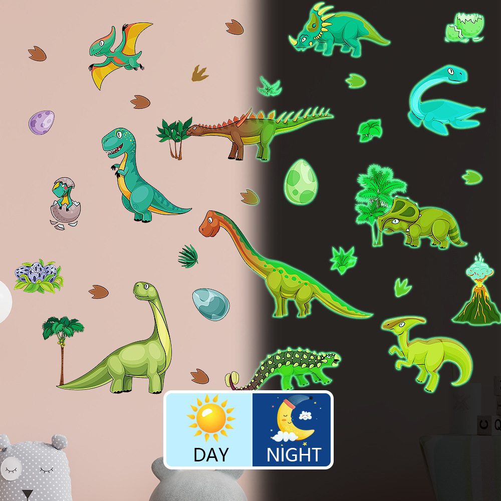Glow in The Dark Dinosaur Wall Stickers