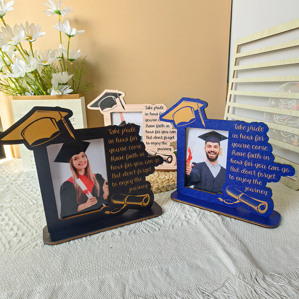 Black Gold Graduation Photo Frame Picture Display Graduation Frame Decorations