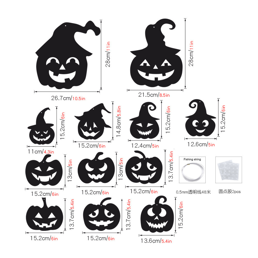 Halloween Hanging 3D Bats Decor Halloween Yard Decorations Hallween Tree Ornaments