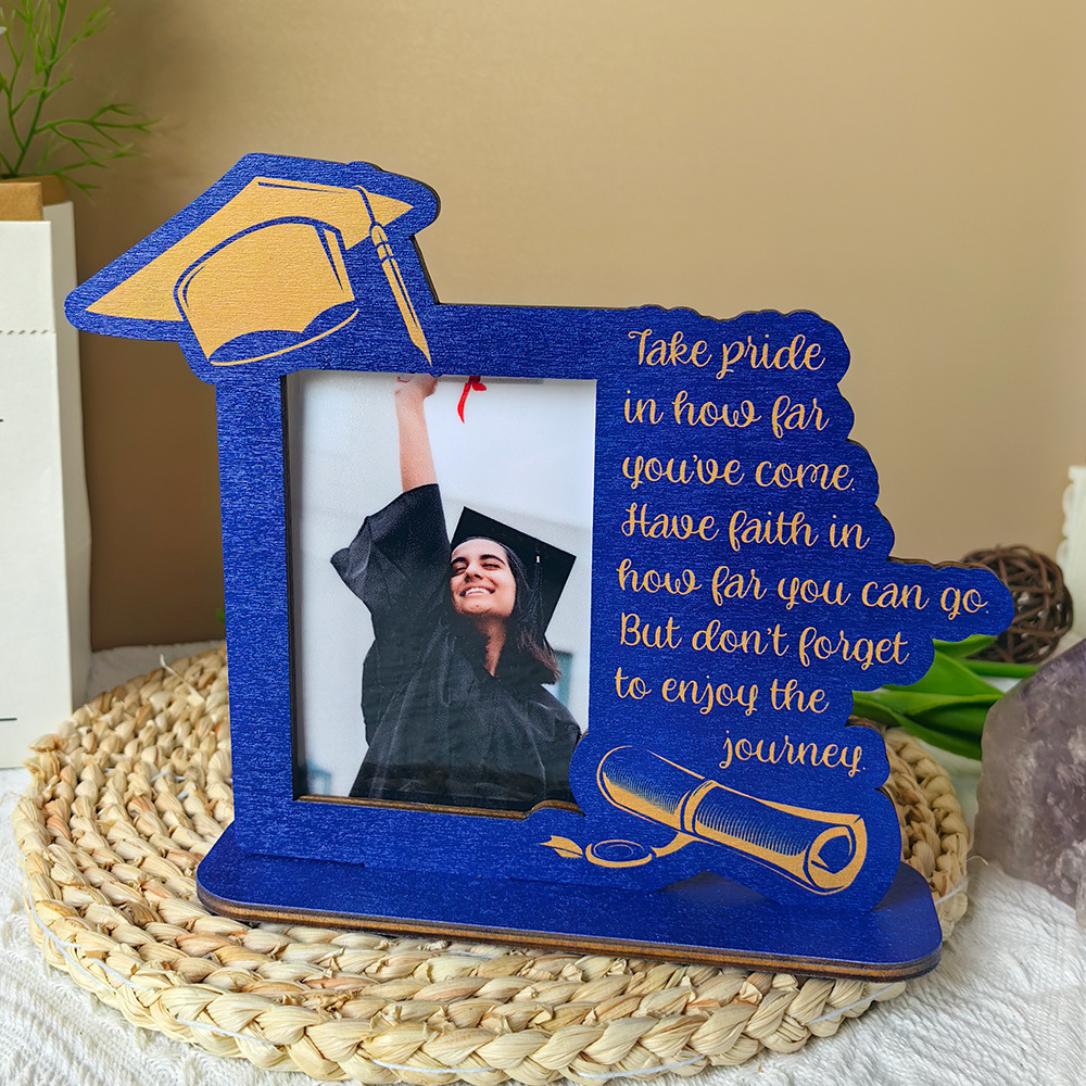 Black Gold Graduation Photo Frame Picture Display Graduation Frame Decorations