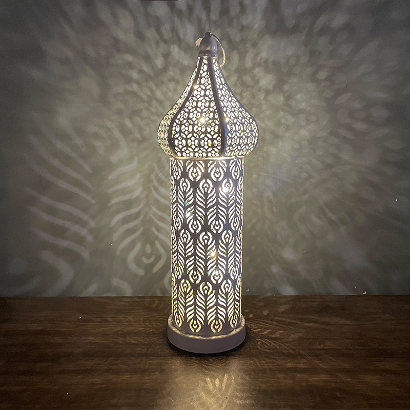 Temple Moroccan Lantern Lamp Decorative Candle Holders For Ramadan Decorations