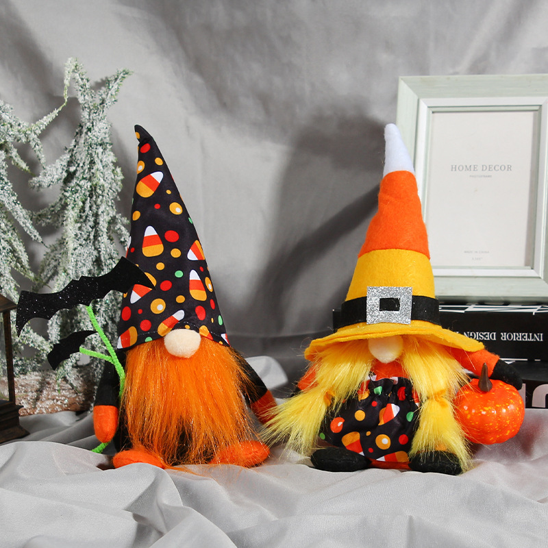 Bat standing dwarf doll ornament