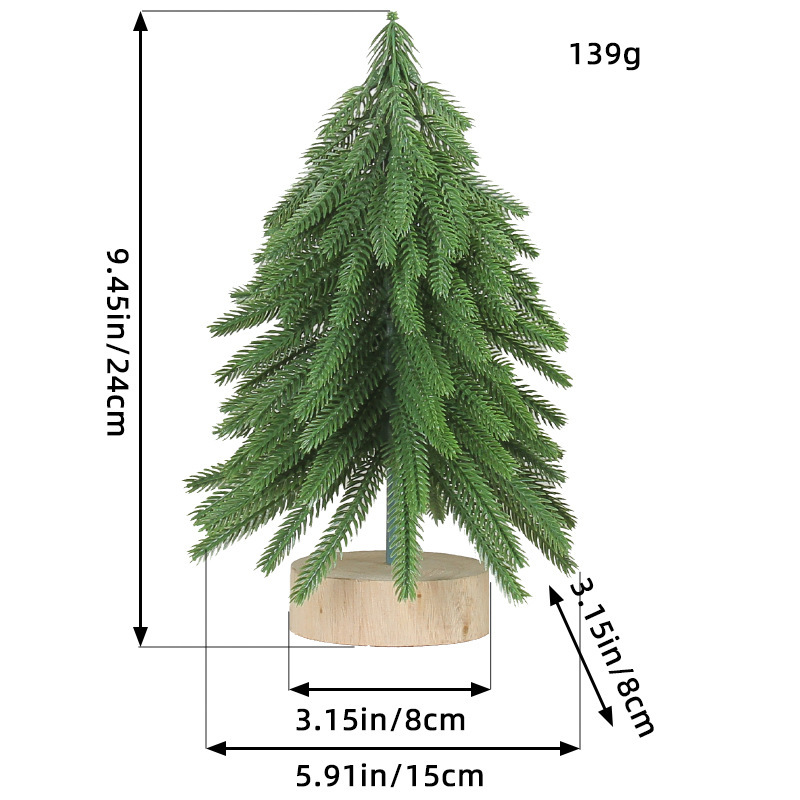 Flocking Christmas Tree Cedar Decorated Tree