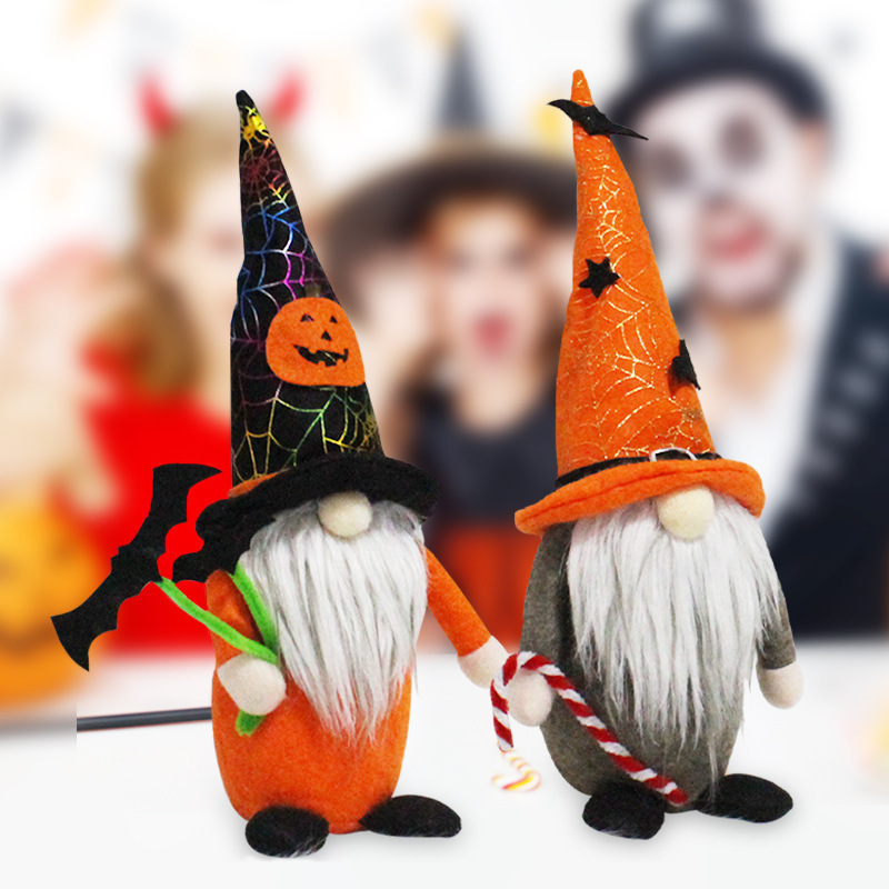 Faceless doll bat crutch standing figure