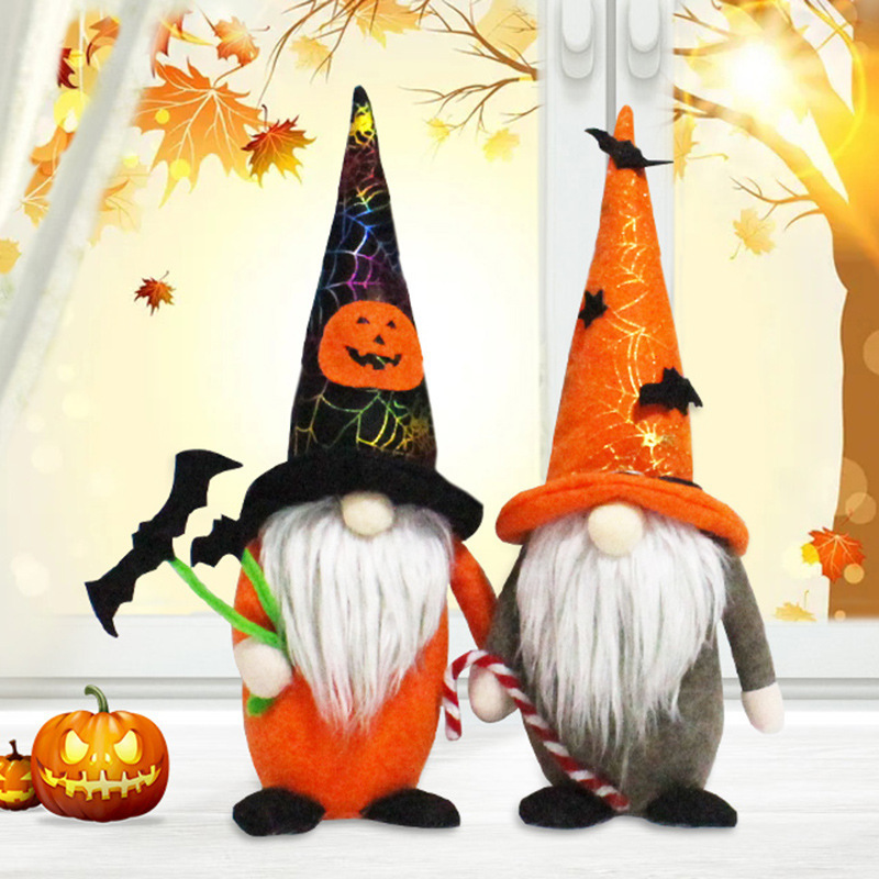 Faceless doll bat crutch standing figure