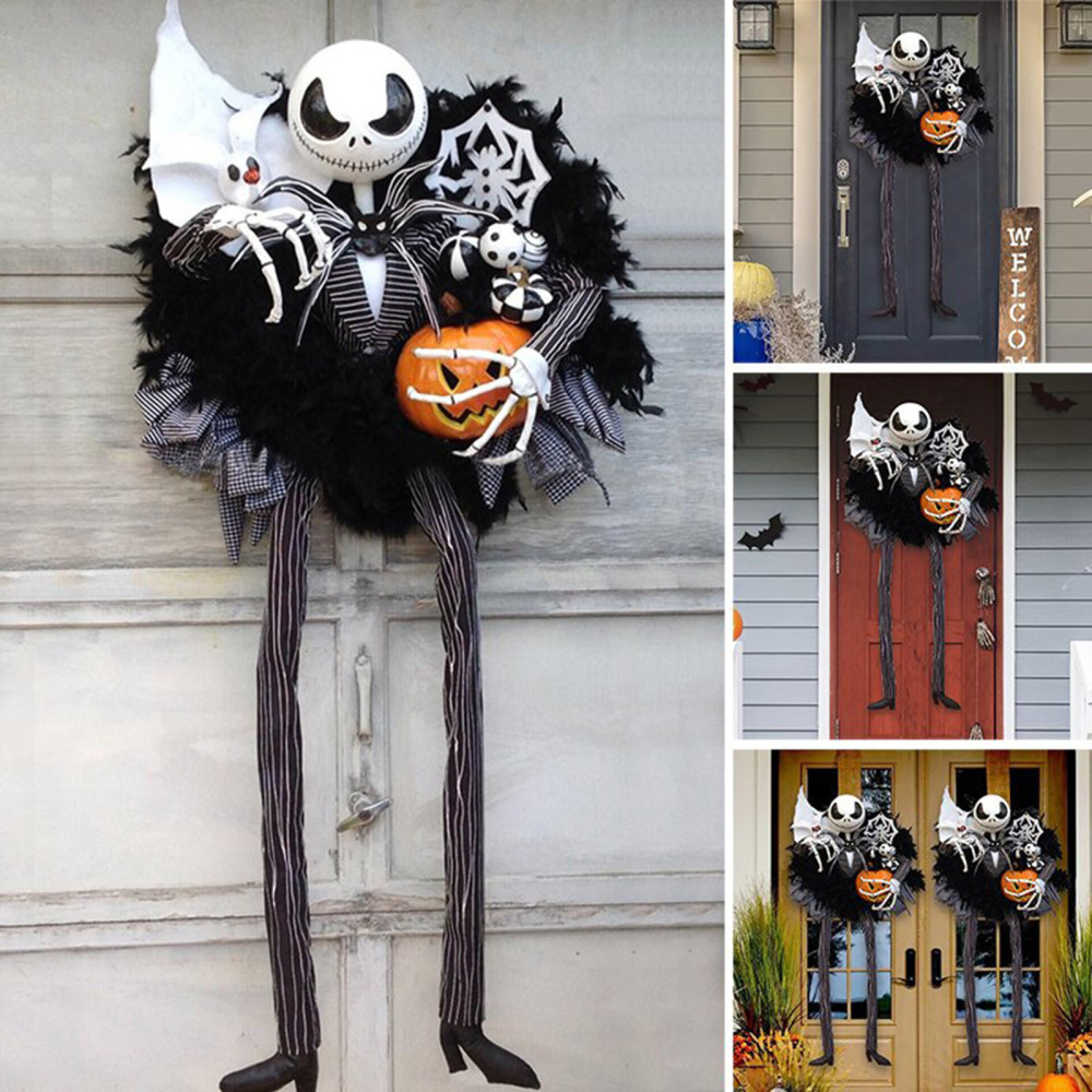 Halloween Horror pumpkin garland door hanging