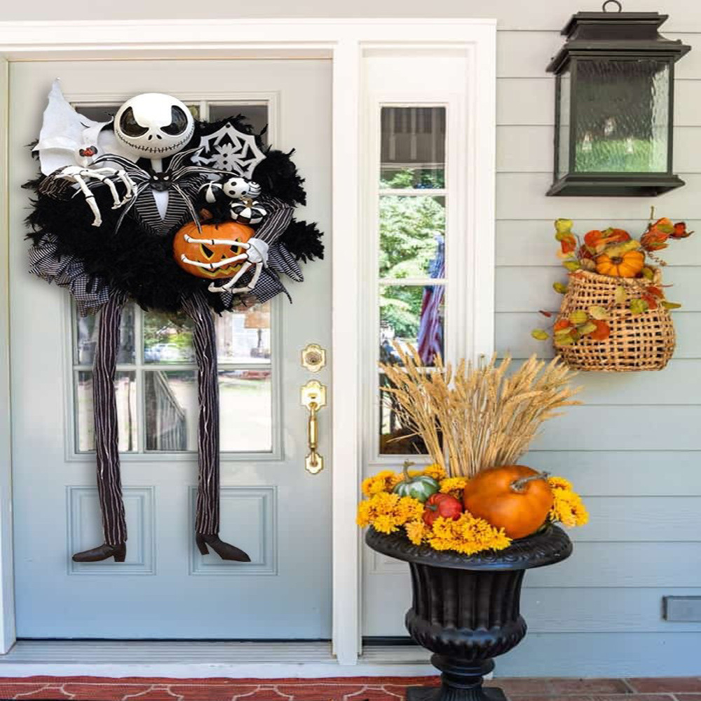 Halloween Horror pumpkin garland door hanging
