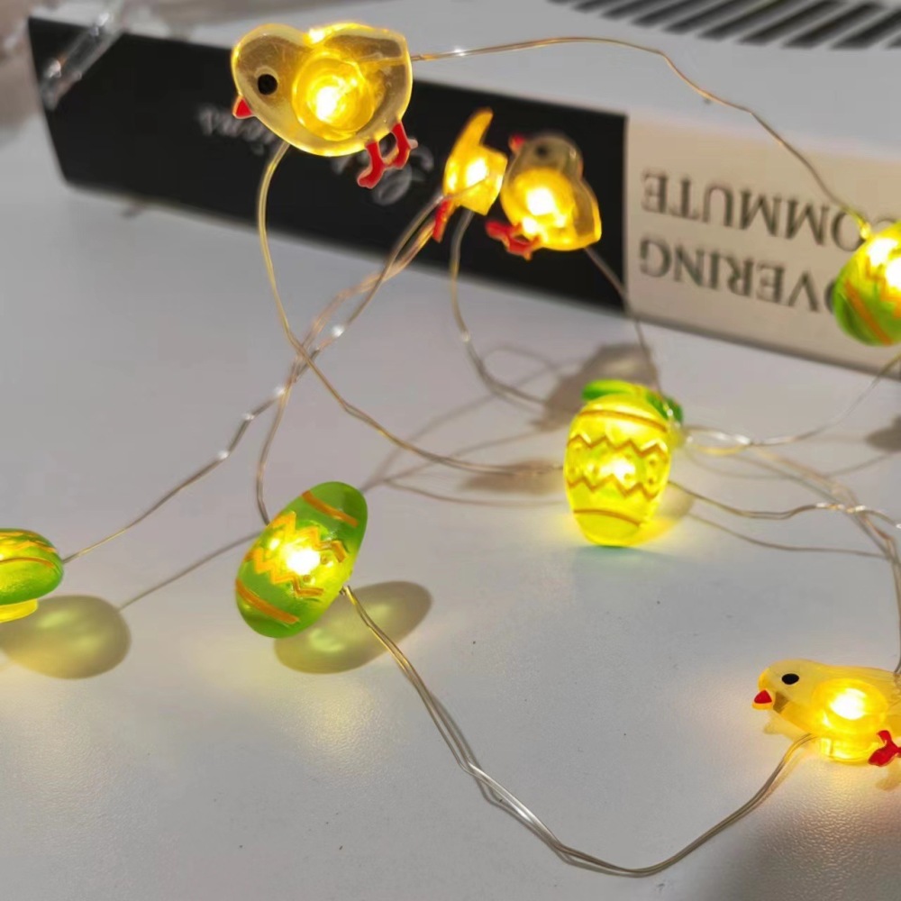 2m Easter Decorations Bunny Carrot String Lights Battery Operated Easter Decor Spring Rabbit Fairy Lights