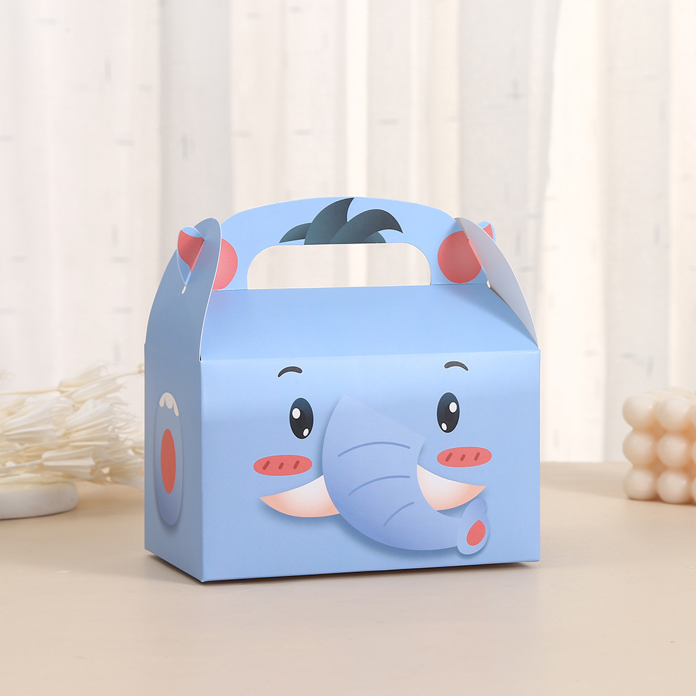 Animal Party Favor Boxes Birthday Goodie Boxes Animals Candy Valentine's Day Gift Bags Candy Treat Boxes