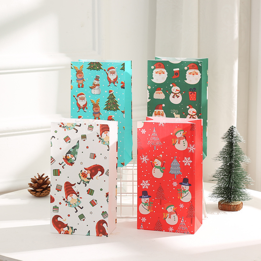 Christmas Treat Bags Christmas Paper Bags Christmas Goodie Bag Party Supplies