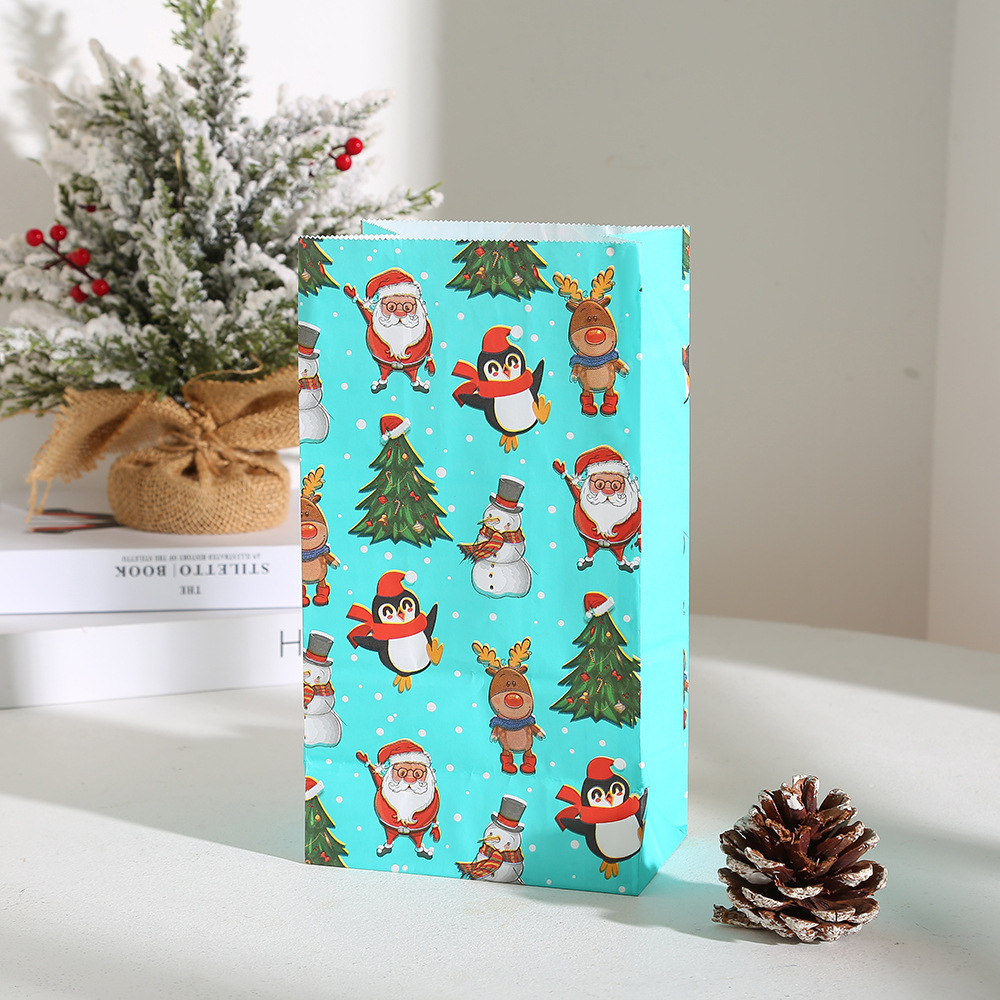 Christmas Treat Bags Christmas Paper Bags Christmas Goodie Bag Party Supplies for Party