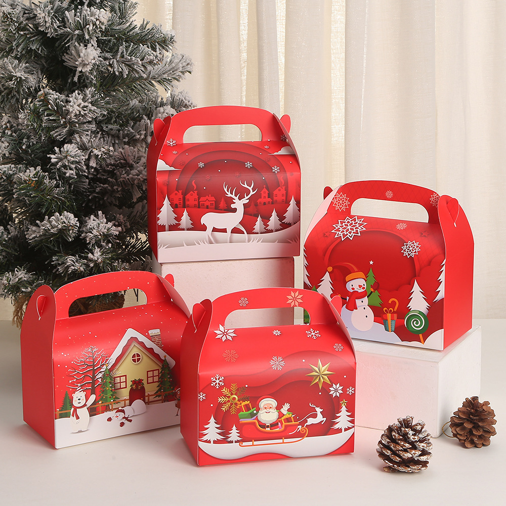 Christmas Treat Bags Christmas Paper Bags Christmas Goodie Bag Party Supplies for Party