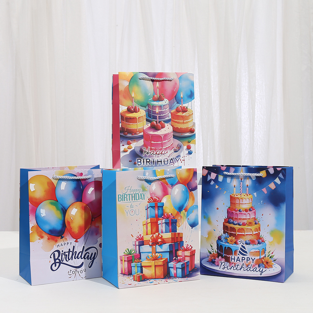 Birthday Gift Bag with Handle Gift Bags Birthday Gift Bag