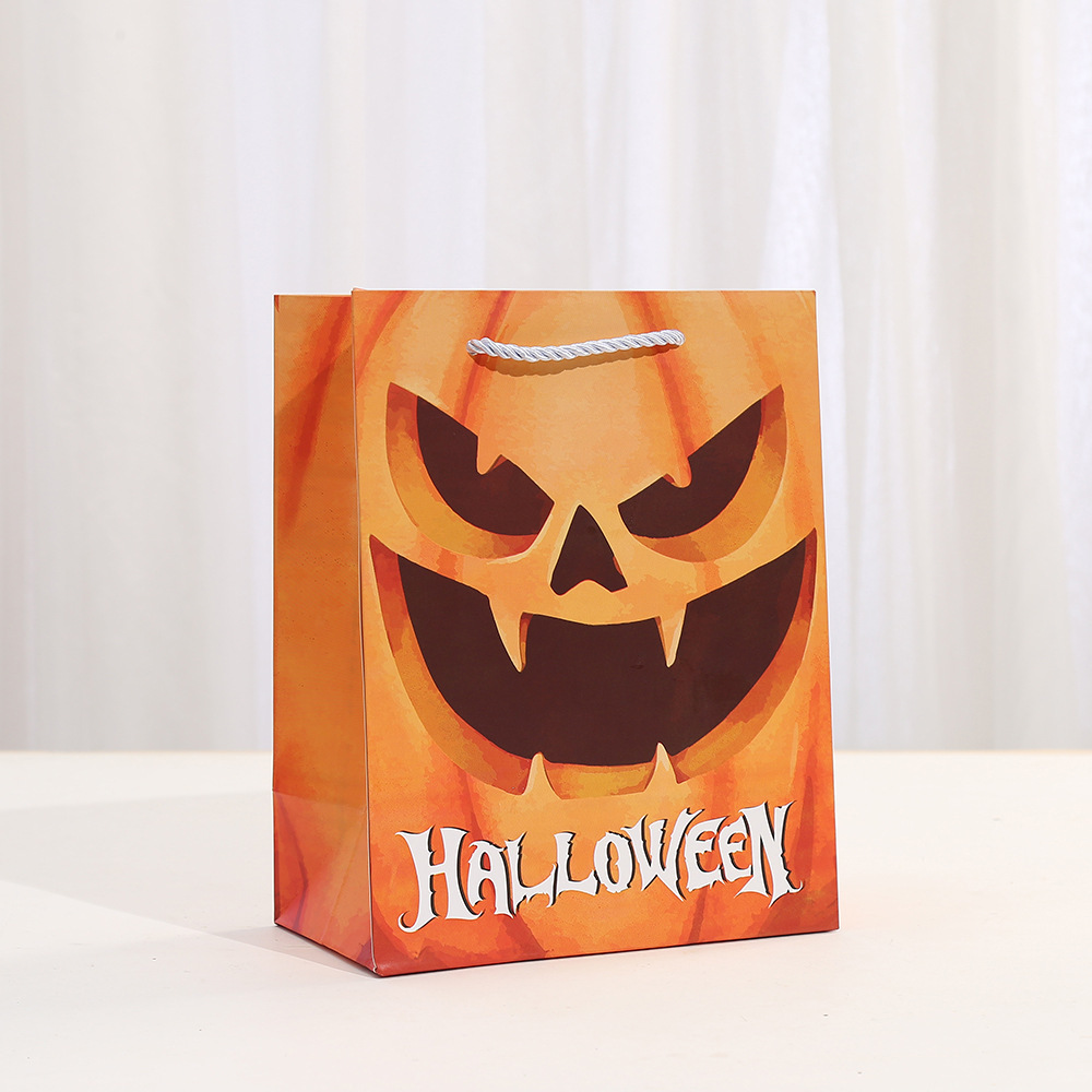 Halloween Treat Bags for Kids Trick or Treat Candy Bags with Handles for Halloween Party Favors